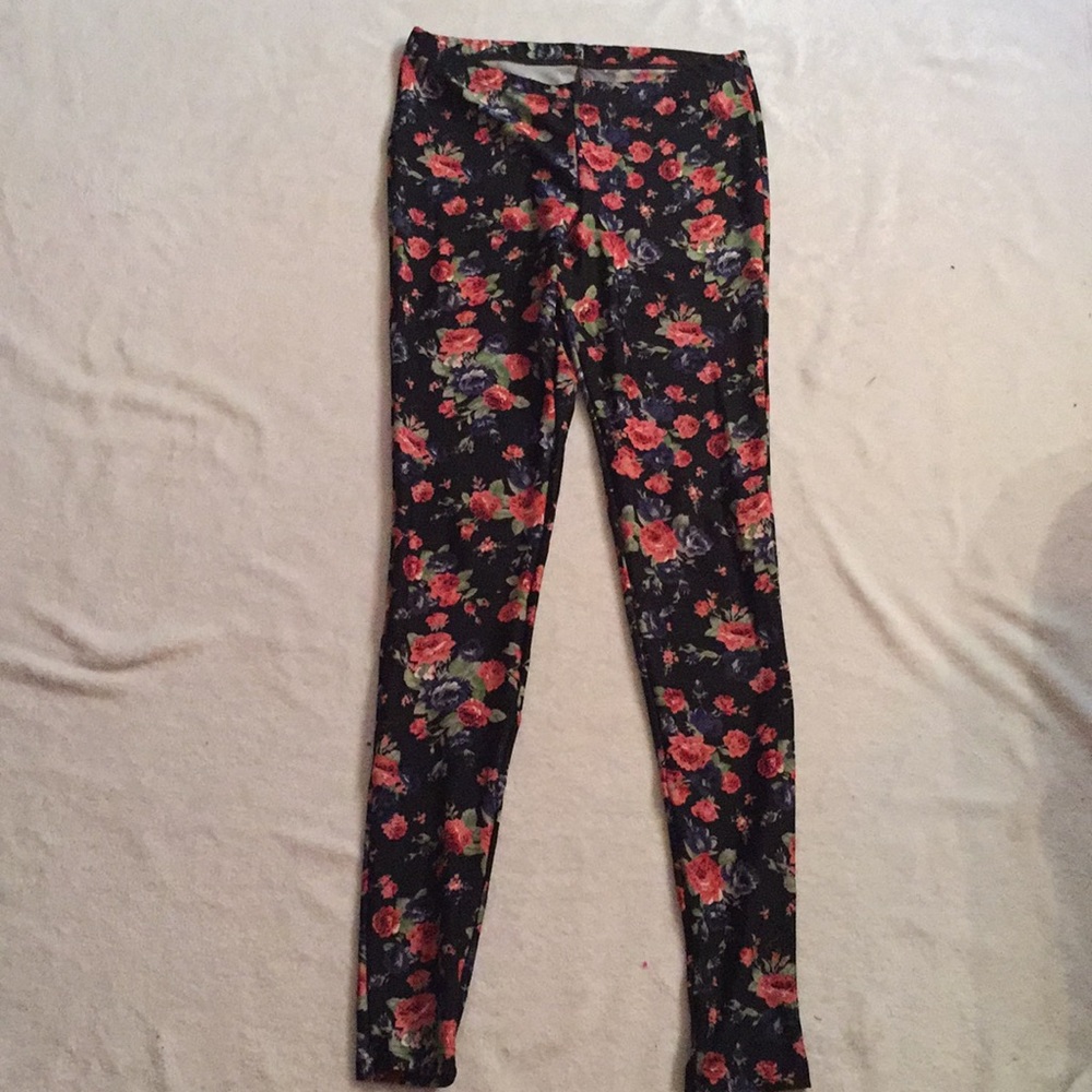 Floral leggings